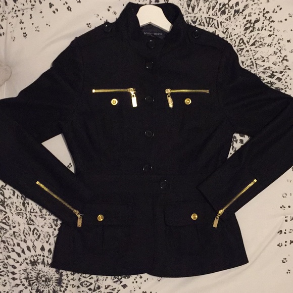Boston Proper Jackets & Blazers - Black Boston Proper military style jacket